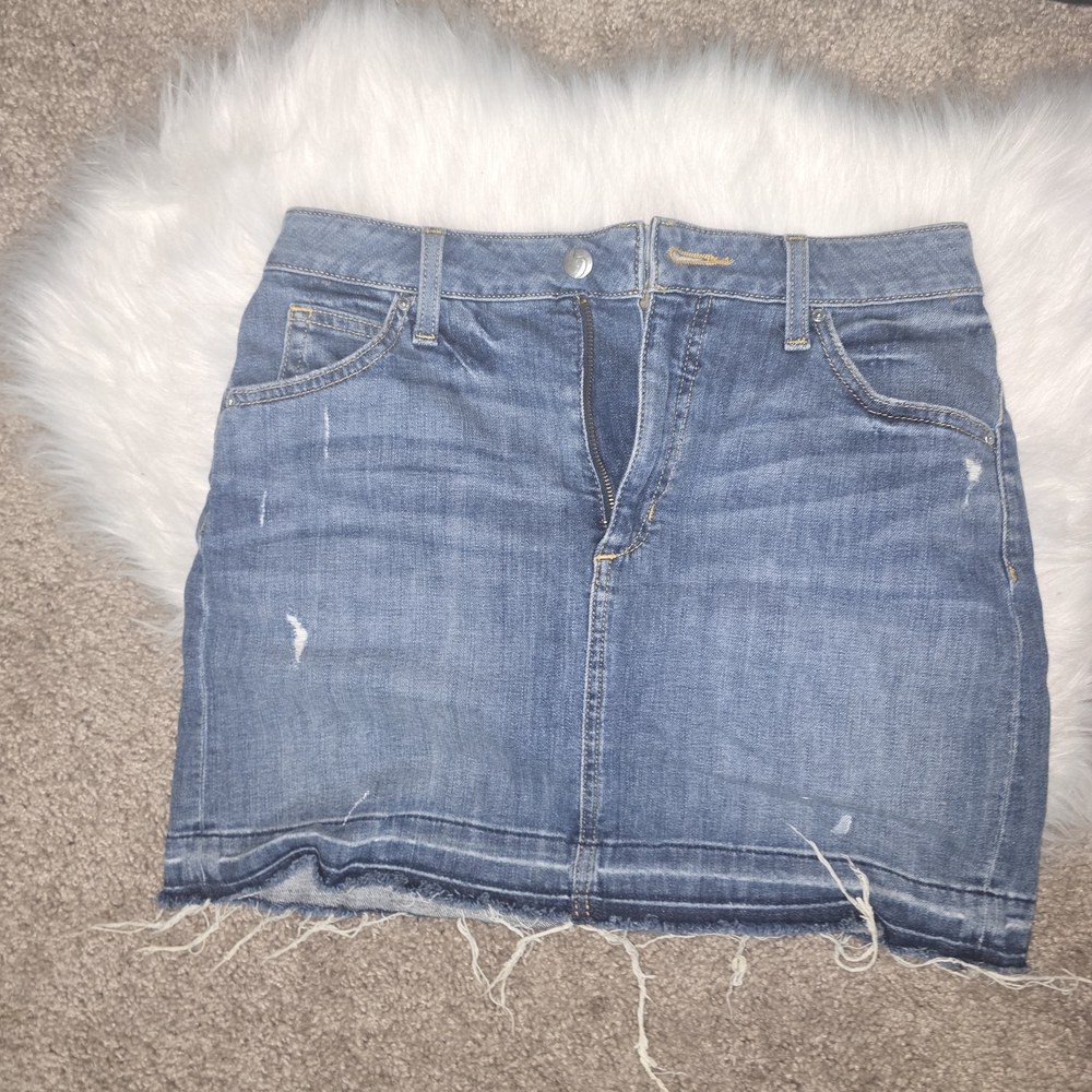 Joe's Jeans Blue Pencil Mini Skirt